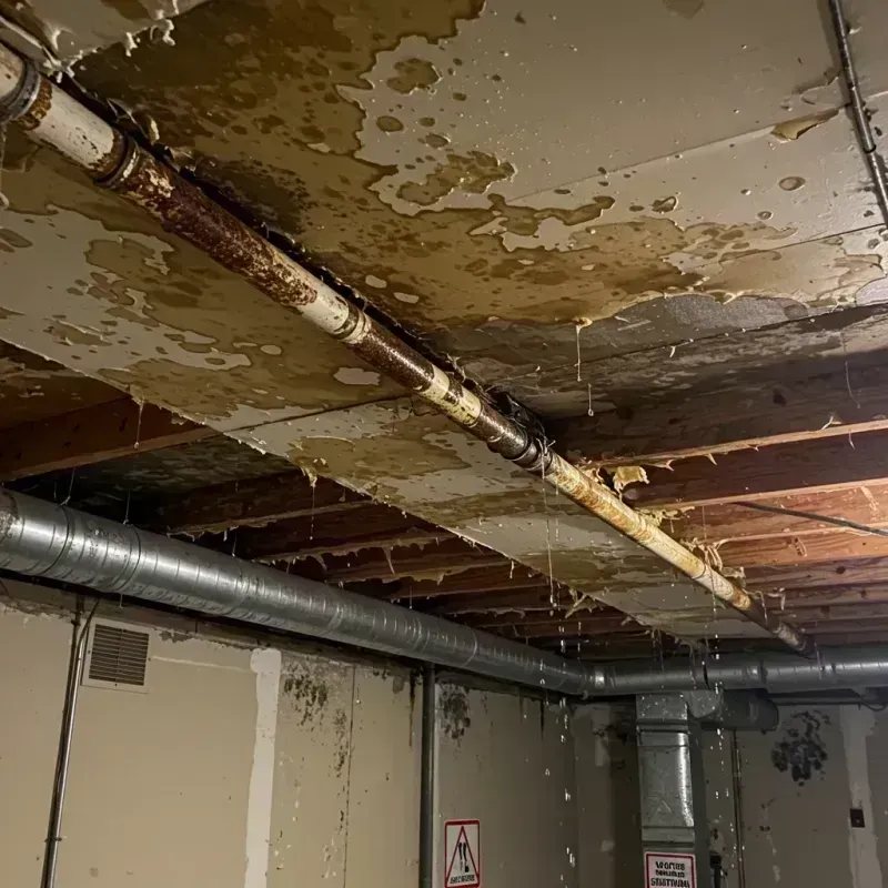 Ceiling Water Damage Repair in Big Rock, IL